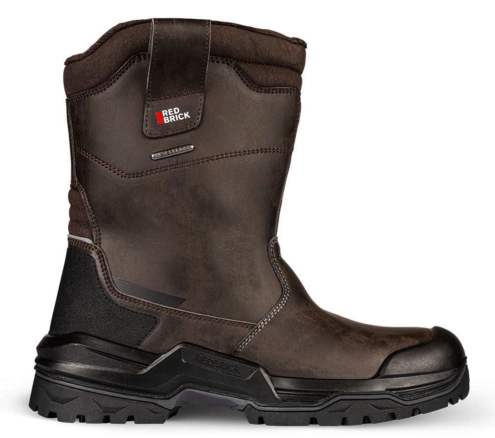 Pulse Boot Brown + Wool S7S - Redbrick - ALLS32333