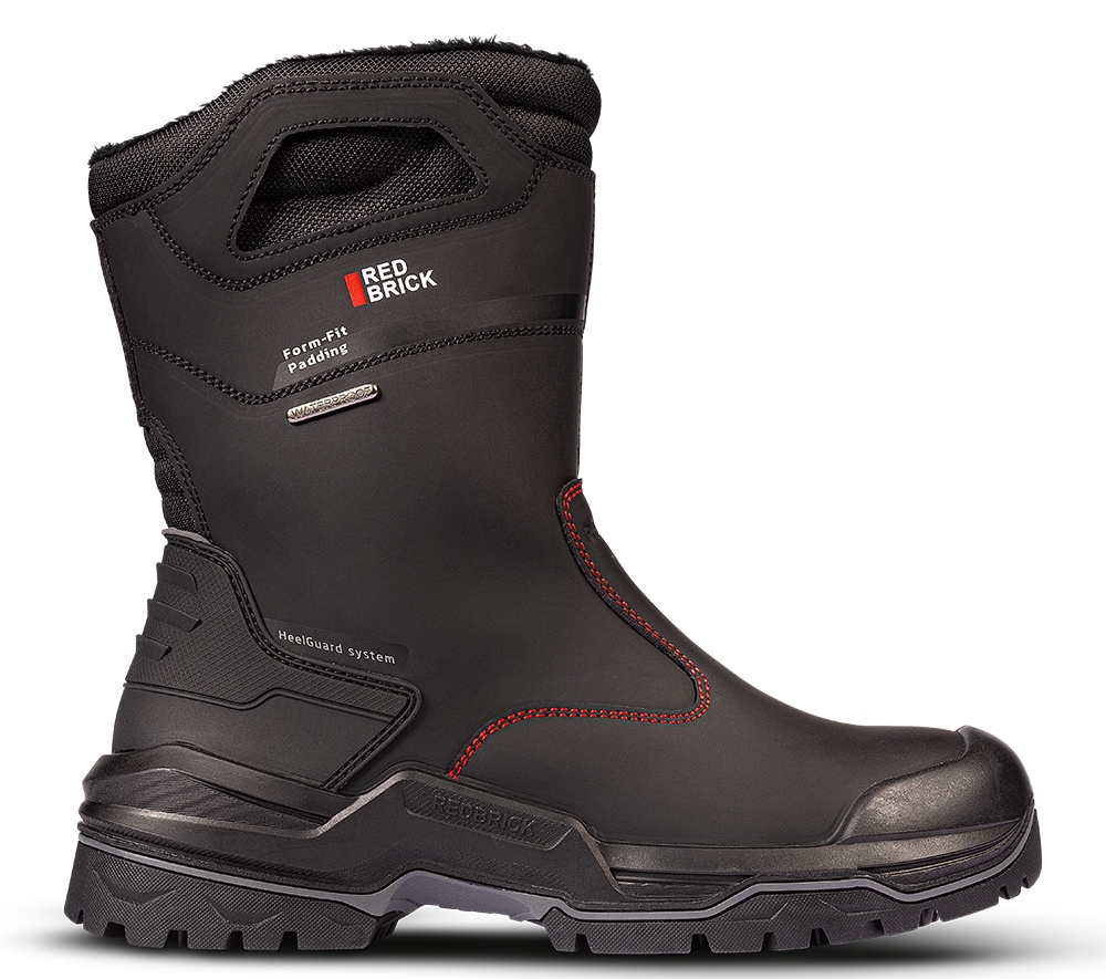 Boot S7S Black Wool - Redbrick - 32337