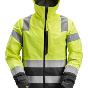 AllroundWork, High-Vis Waterproof Shell Jack Klasse 3 - SNICKERS WORKWEAR - 1330
