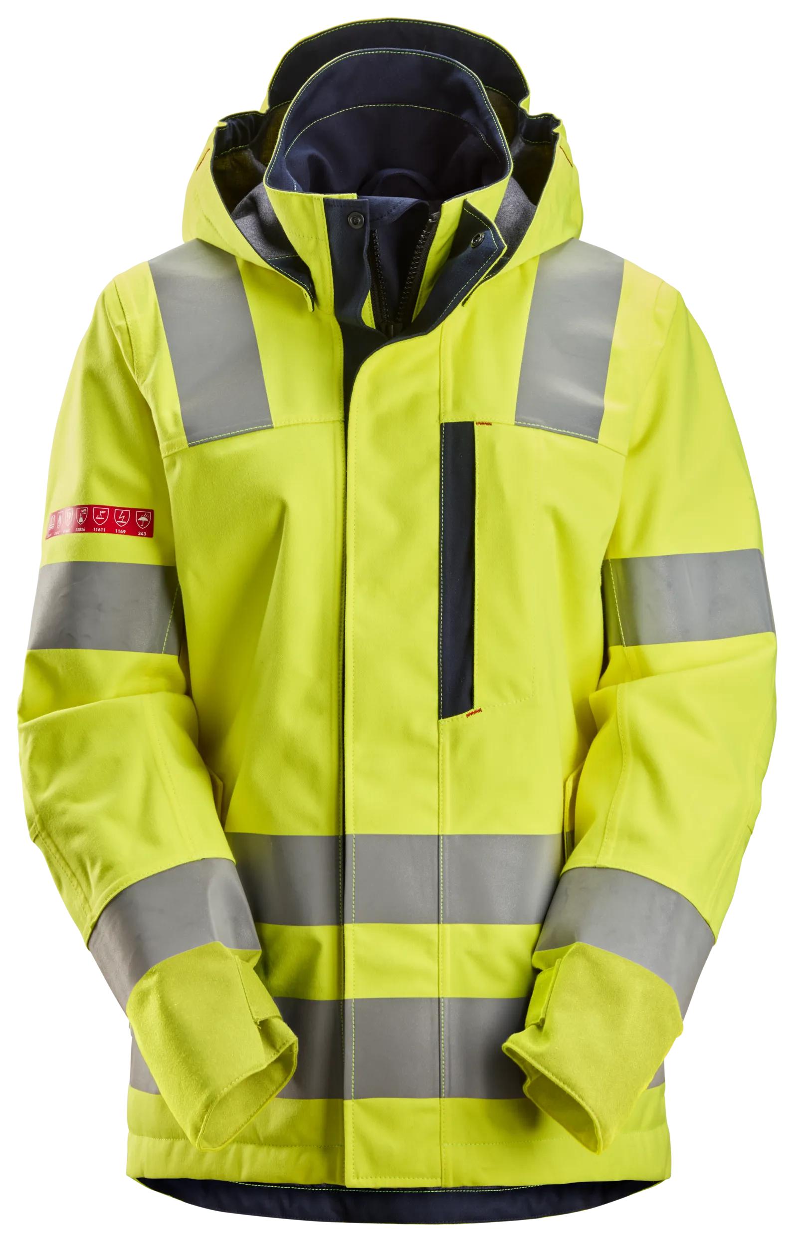 ProtecWork, High-Vis Klasse 3, Waterdichte Dames Shell werkjas - SNICKERS WORKWEAR - 1368