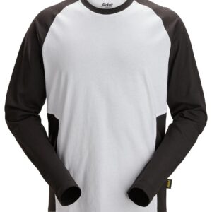 Tweekleurig T-shirt met Lange Mouwen - SNICKERS WORKWEAR - 2450