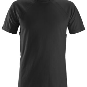 t shirt met multipockets™ snickers workwear 2504 zwart, s