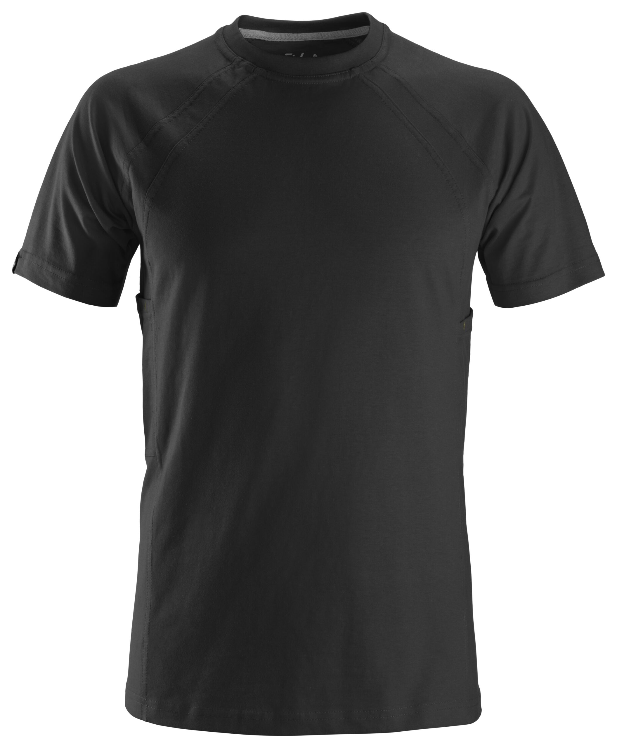 t shirt met multipockets™ snickers workwear 2504 zwart, s