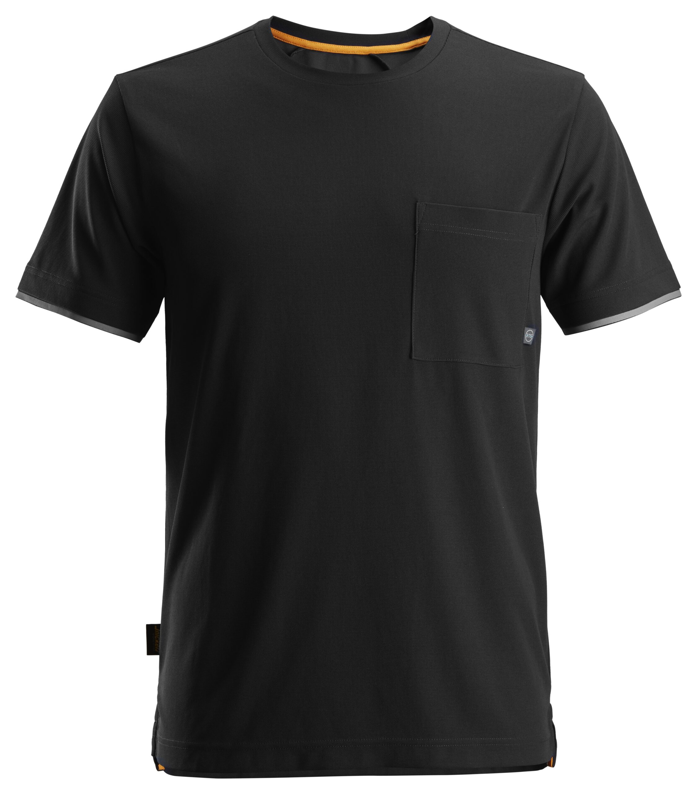 allroundwork, 37.5® t shirt met korte mouwen snickers workwear 2598 zwart, xs