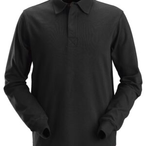 rugbyshirt snickers workwear 2612 zwart, xs