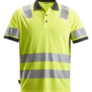 allroundwork, high vis polo shirt klasse 2 snickers workwear 2730 high vis geel, xl