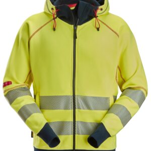 ProtecWork, High-Vis Klasse 3/2, Vlamboog Hoodie met Rits - SNICKERS WORKWEAR - 2866