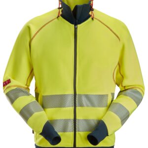 ProtecWork, High-Vis Klasse 3/2, Vlamboog Sweatshirt met Rits - SNICKERS WORKWEAR - 2868