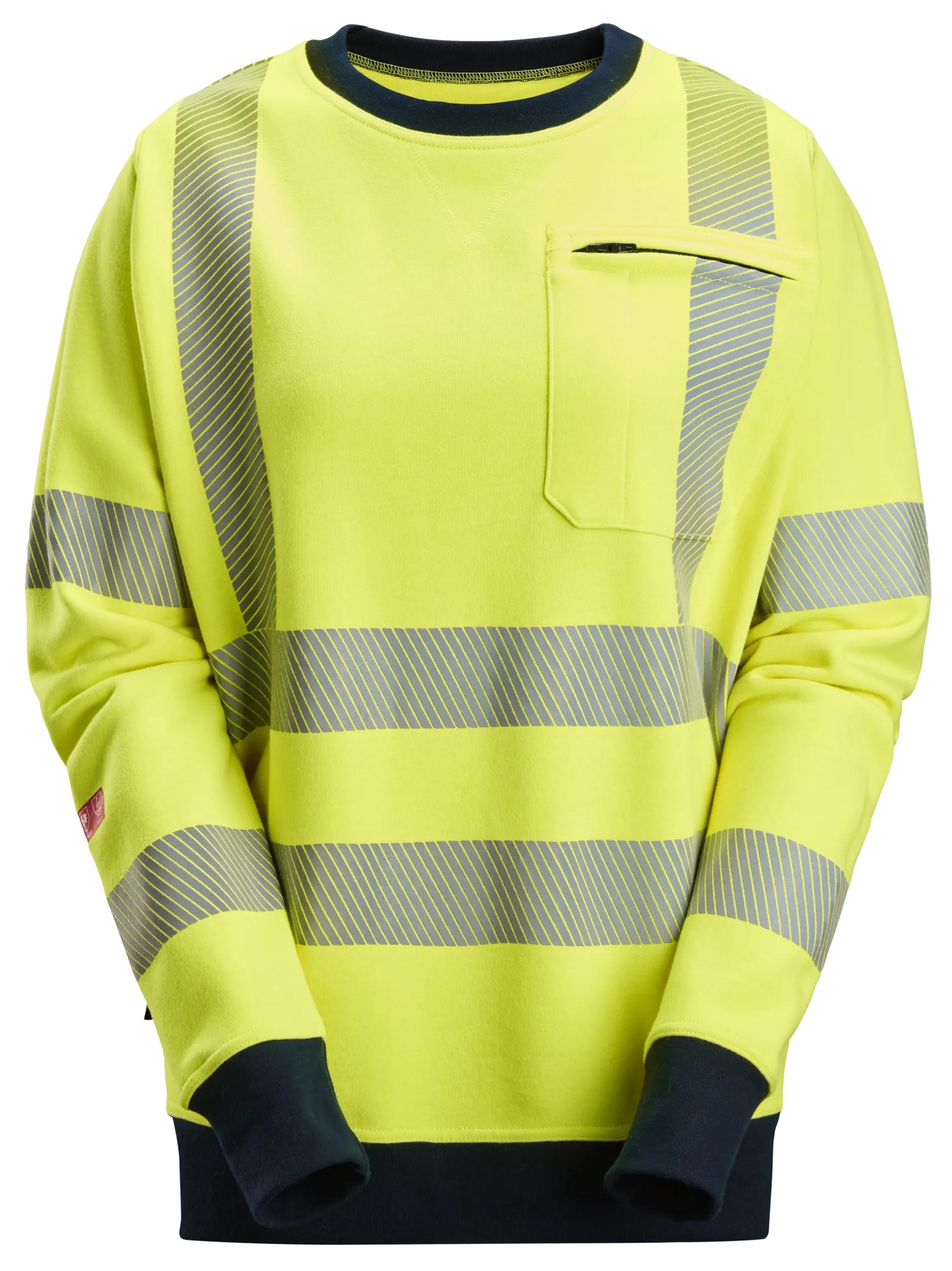 ProtecWork, High-Vis Klasse 3/2, Dames Sweatshirt - SNICKERS WORKWEAR - 2876