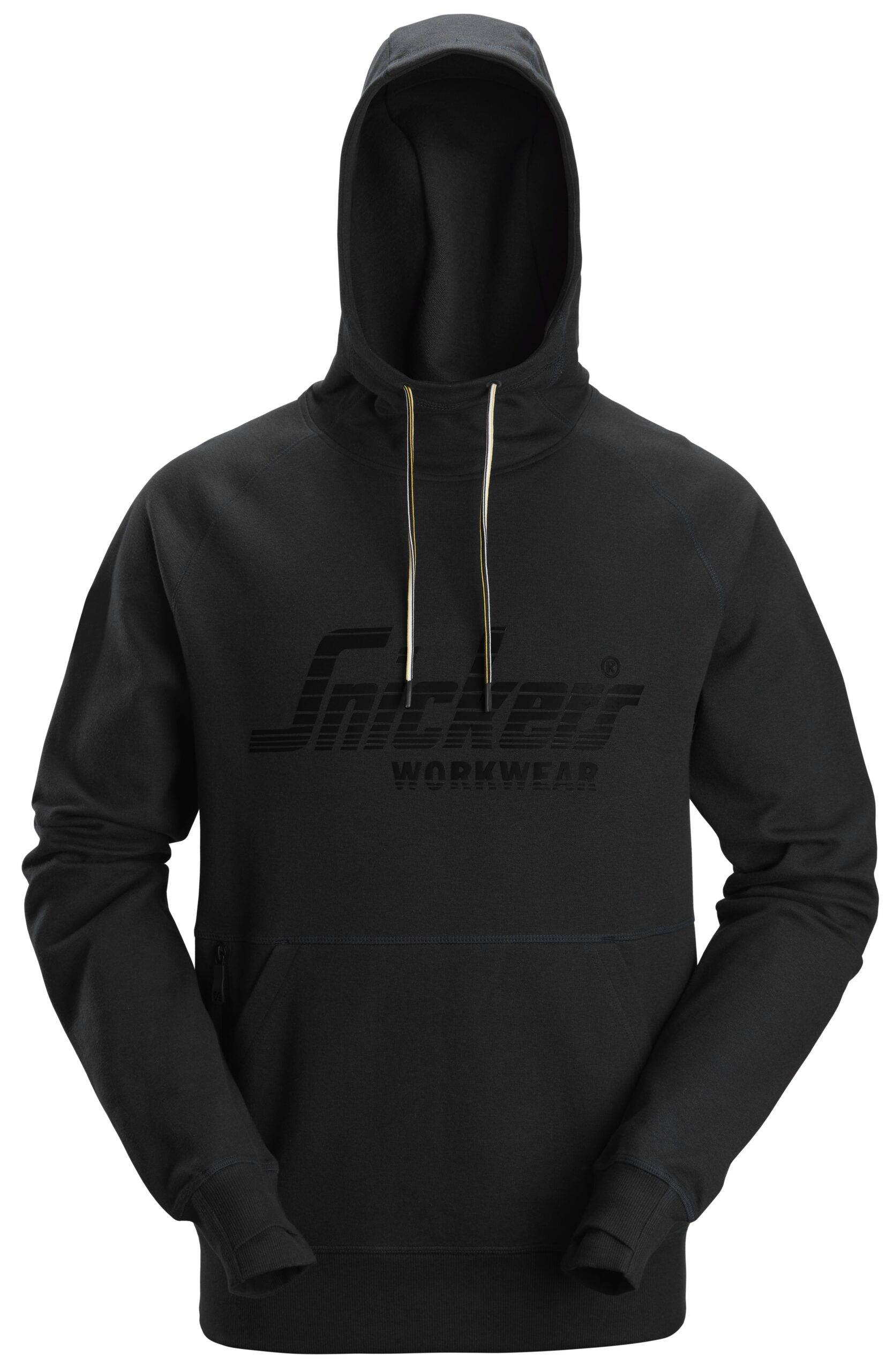logo hoodie snickers workwear 2894 zwart, xs
