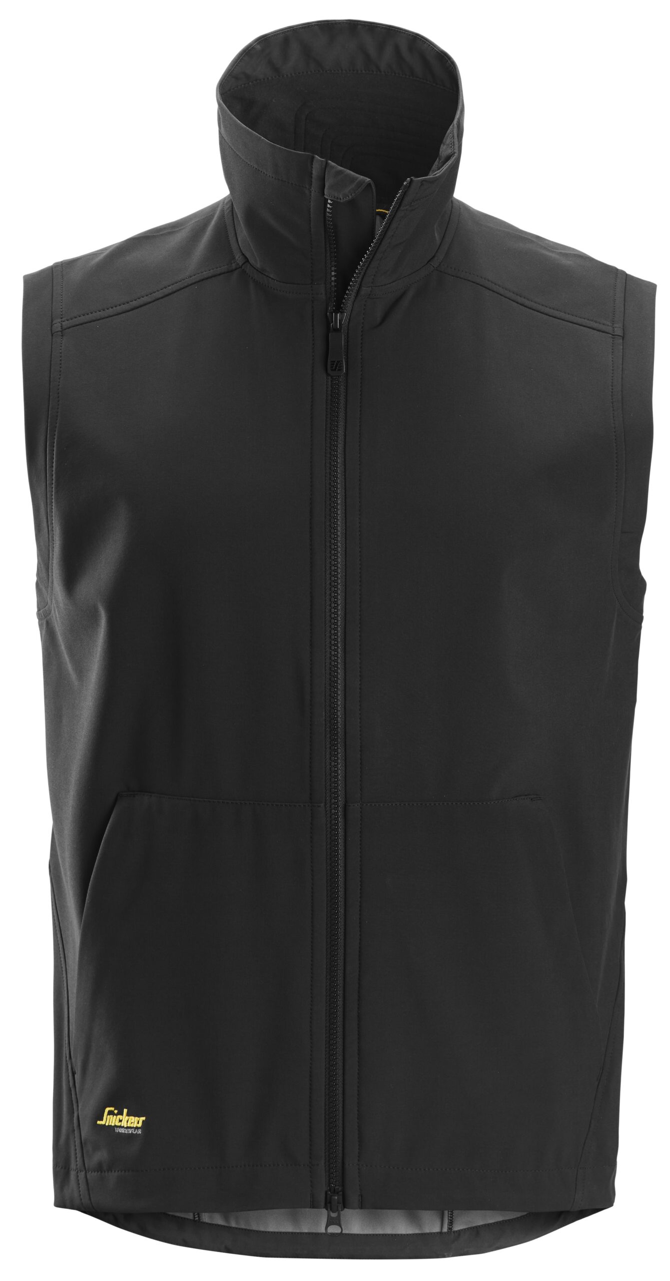 allroundwork, windproof soft shell bodywarmer snickers workwear 4505 zwart, xs