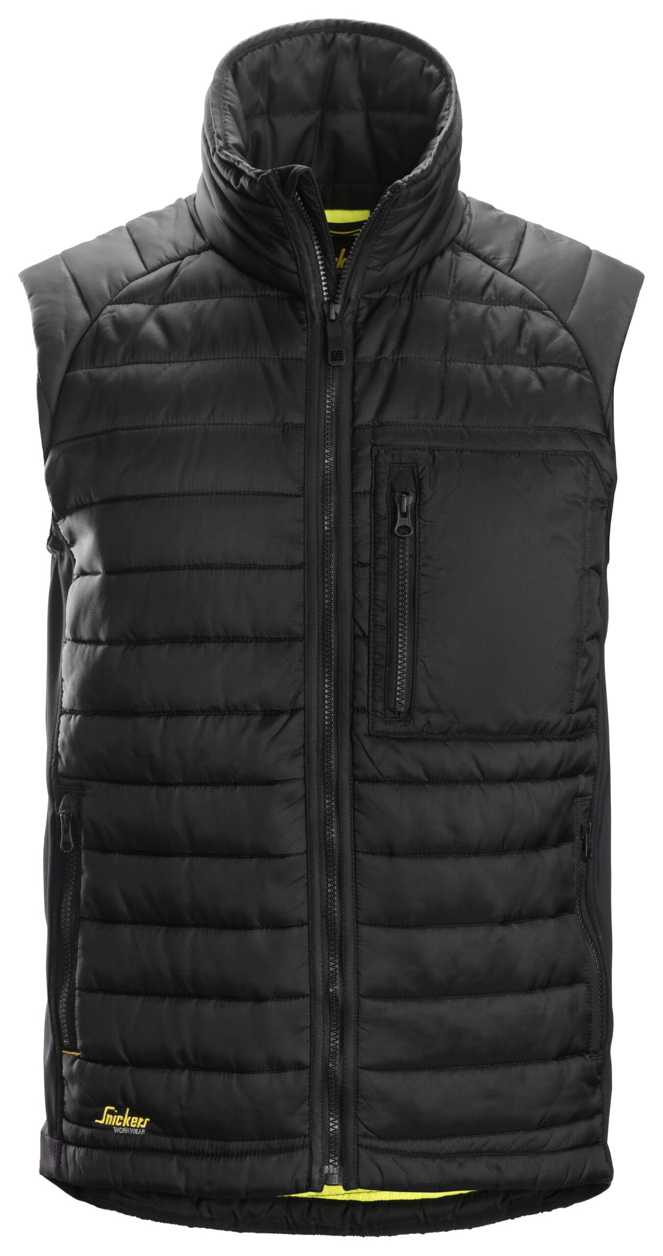 allroundwork 37.5® isolerende bodywarmer snickers workwear 4512 zwart, xs
