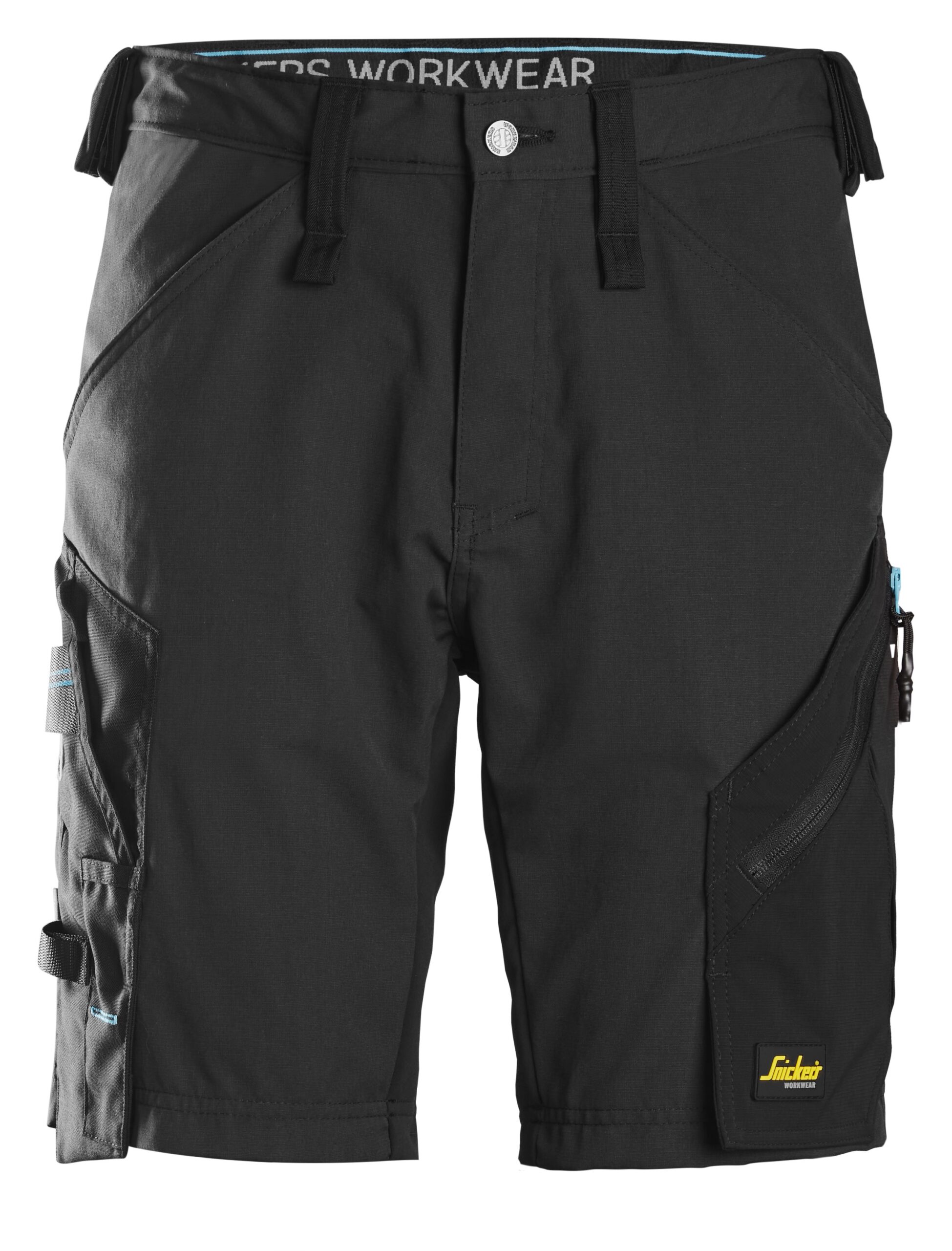litework, 37.5® korte werkbroek snickers workwear 6112 zwart, 44