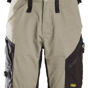 litework, 37.5® korte werkbroek snickers workwear 6112 khaki, 58