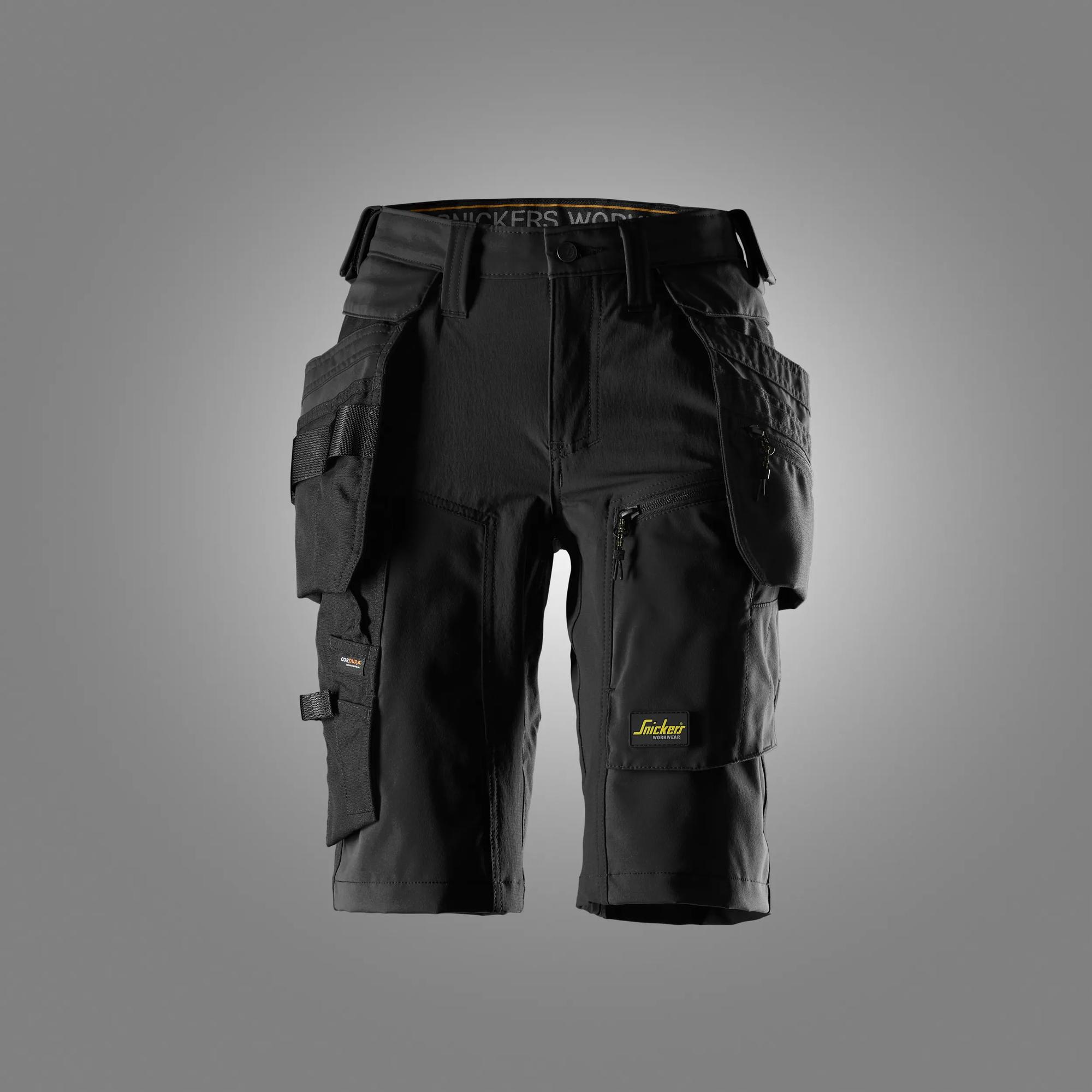 AllroundWork Dames Stretch shorts met Afneembare Holsterzakken - SNICKERS WORKWEAR - 6117