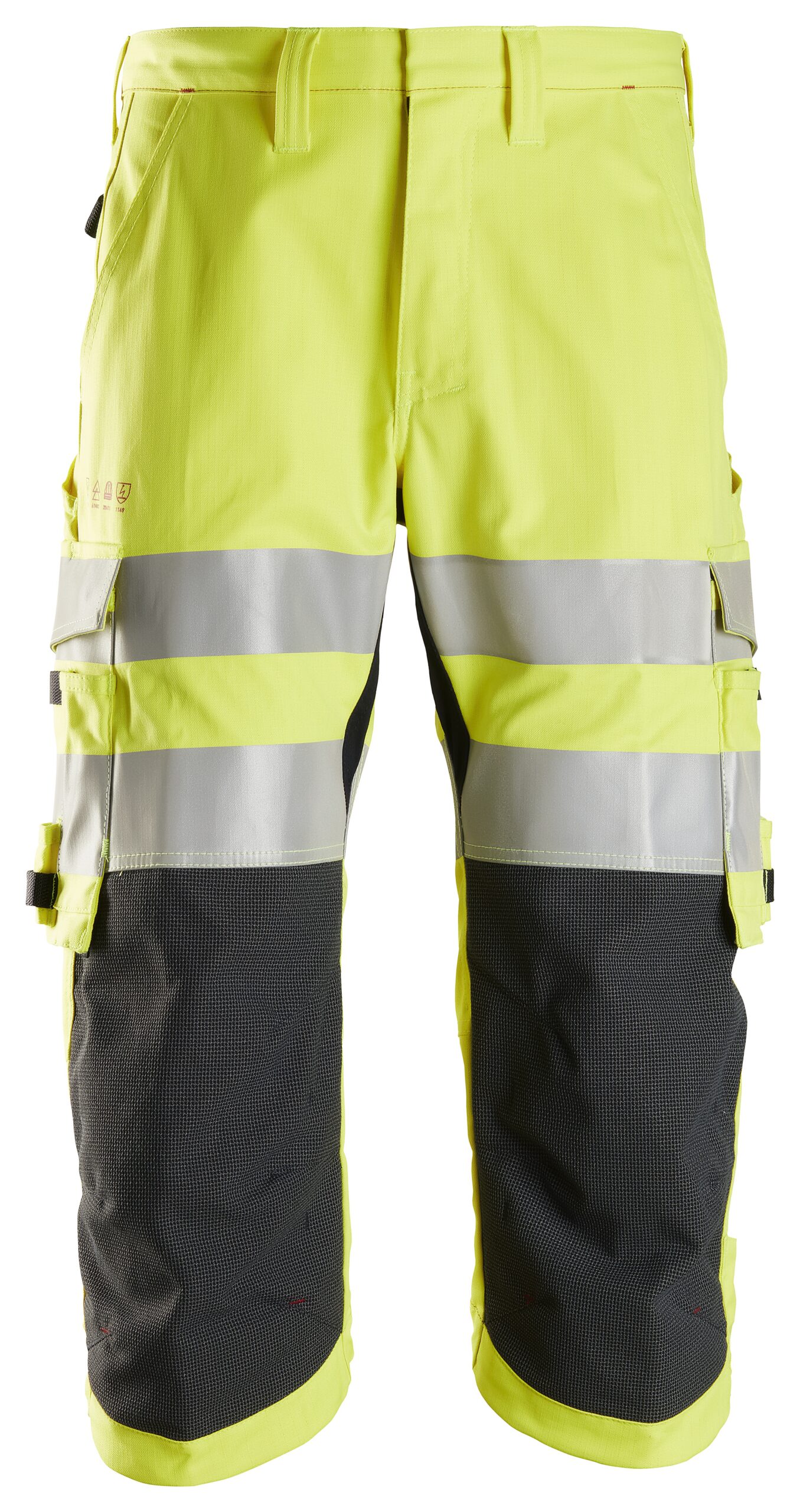 protecwork, pirate werkbroek, klasse 2 snickers workwear 6161 high vis geel, 44