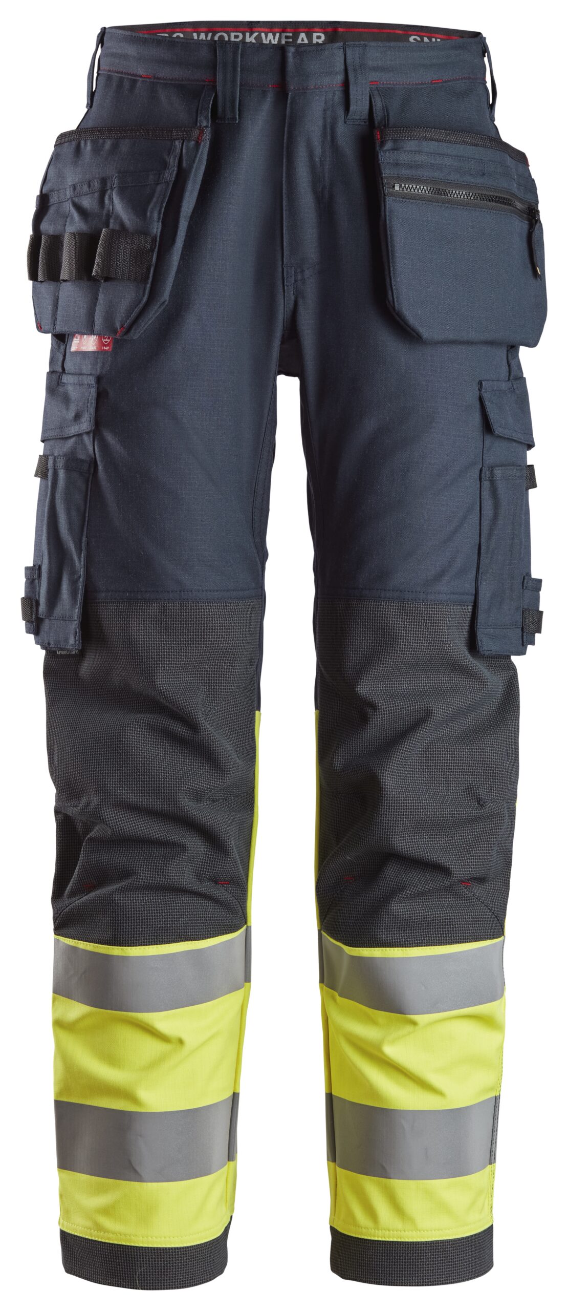 protecwork, werkbroek holsterzakken high vis klasse 1 snickers workwear 6263 navy, 44