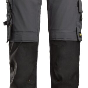 full stretch werkbroek met holsterzakken snickers workwear 6271 staalgrijs, 204
