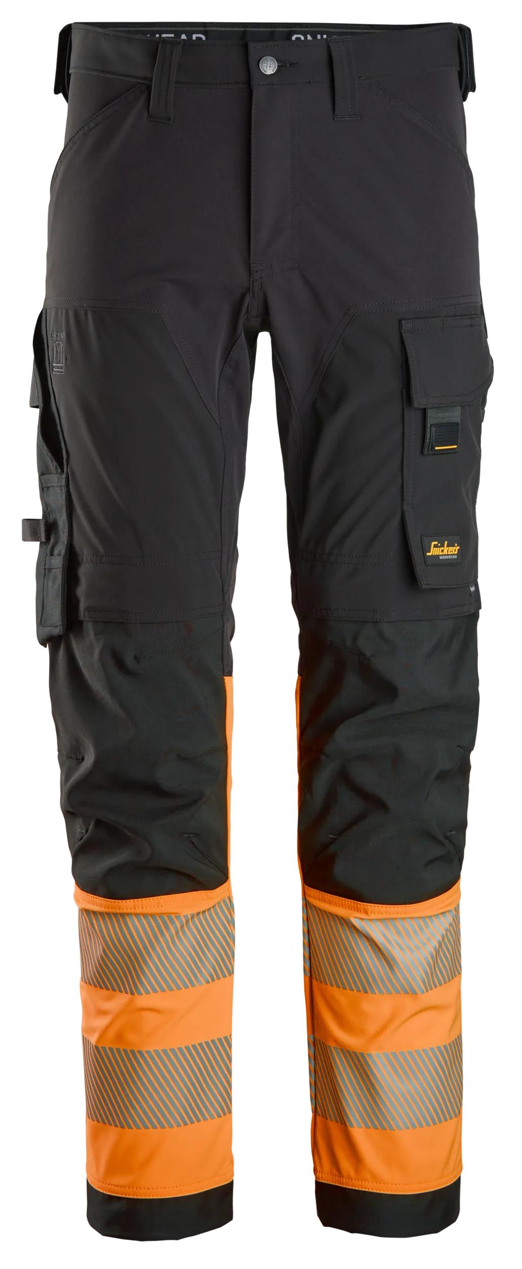 High-Vis, Klasse 1, 4-Way Stretch werkbroek - SNICKERS WORKWEAR - 6335