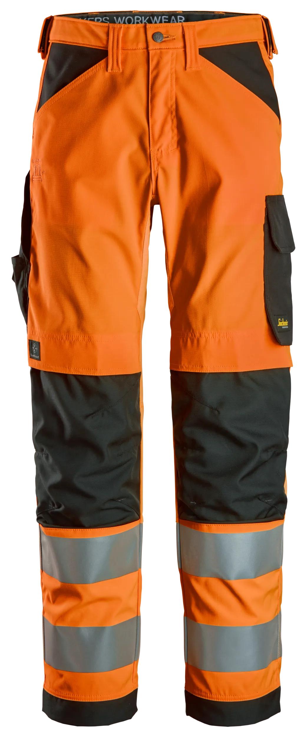 High-Vis werkbroek, Klasse 2 - SNICKERS WORKWEAR - 6338