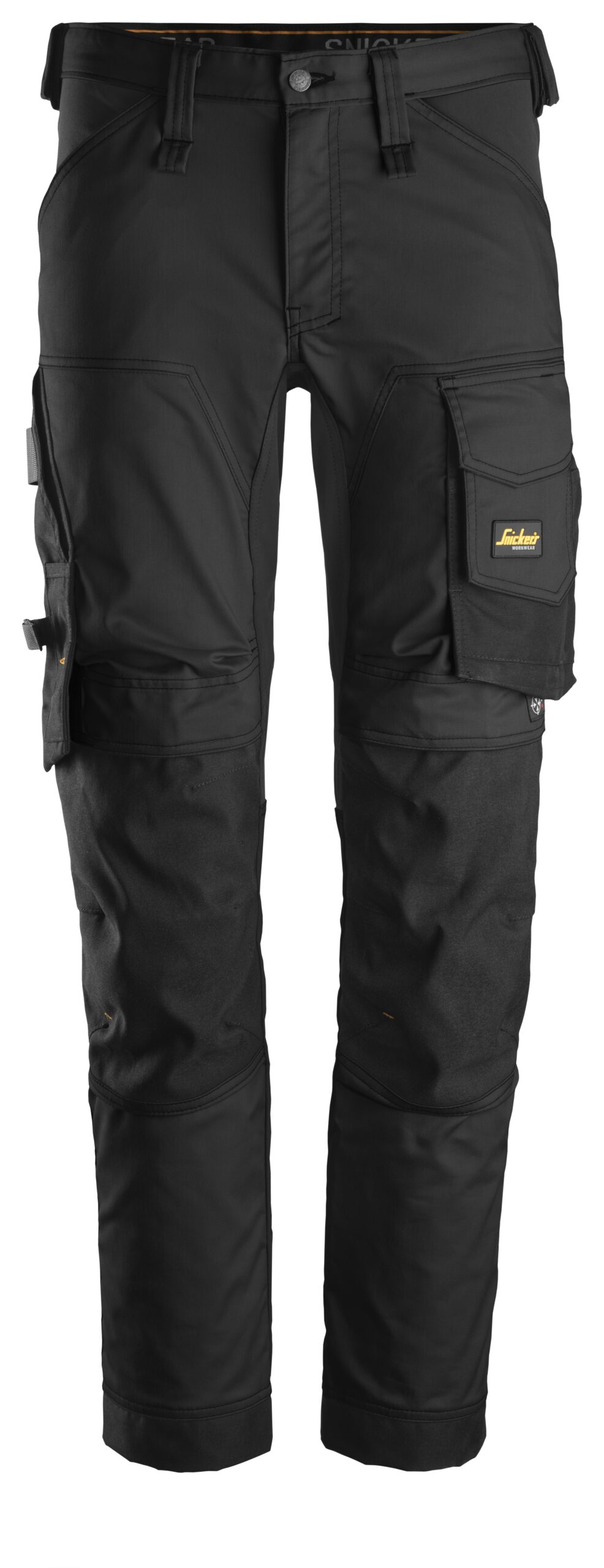 allroundwork, stretch werkbroek snickers workwear 6341 zwart, 44