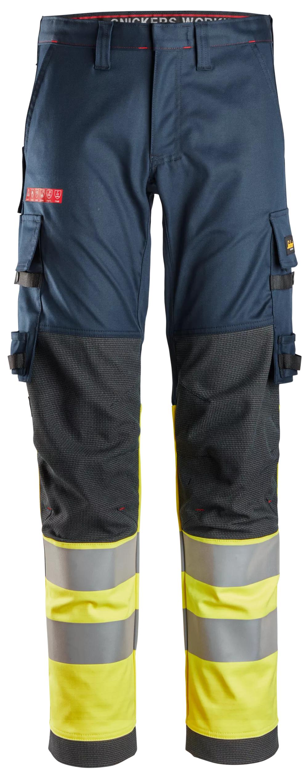 ProtecWork, Stretch werkbroeks, High-Vis Class 1 - SNICKERS WORKWEAR - 6374