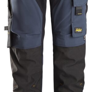 aw 4 way stretch werkbroek snickers workwear 6375 navy, 50