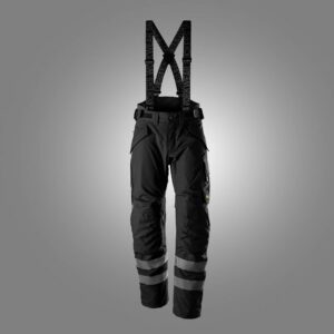 aw wp geïsoleerde werkbroeken snickers workwear 6612 zwart, xs