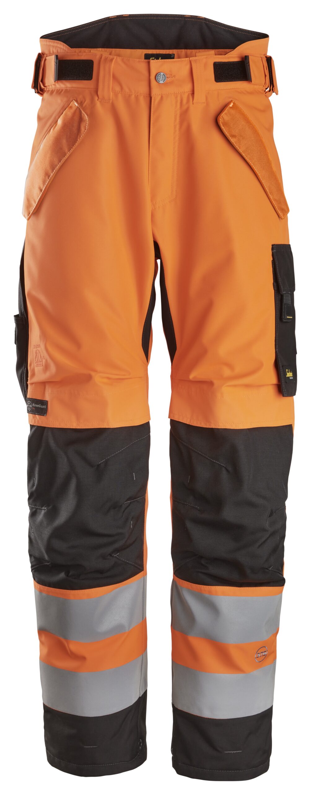 high vis klasse 2, waterproof 37.5® 2 laags licht gewatteerde werkbroek snickers workwear 6630 high vis oranje, xs