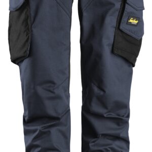 allroundwork, dames werkbroek zonder kniezakken snickers workwear 6703 navy, 34