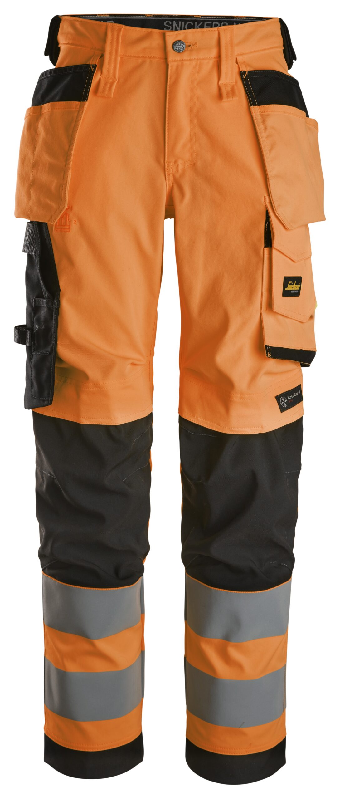 High-Vis, Klasse 2, Dames Stretchwerkbroek met Holsterzakken - SNICKERS WORKWEAR - 6743