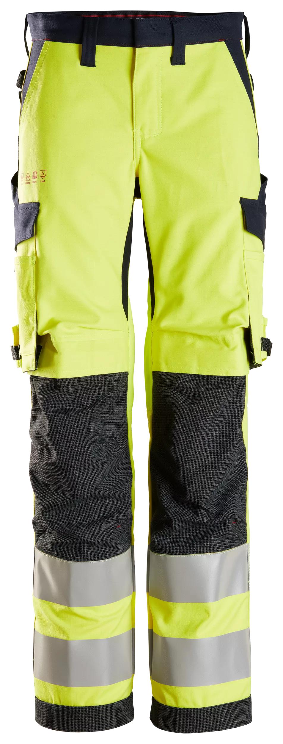 ProtecWork, High-Vis KL 2, Dameswerkbroek - SNICKERS WORKWEAR - 6760