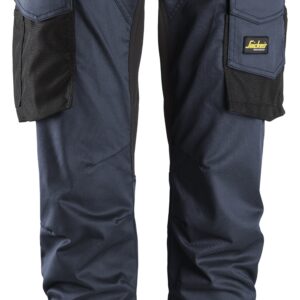 allroundwork, werkbroek zonder kniezakken snickers workwear 6803 navy, 192
