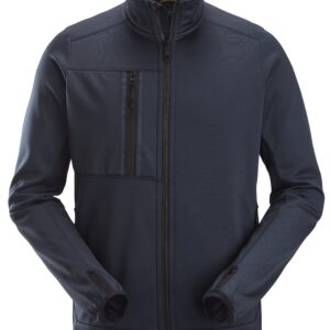 allroundwork, fleece jack met rits snickers workwear 8059 navy, xs