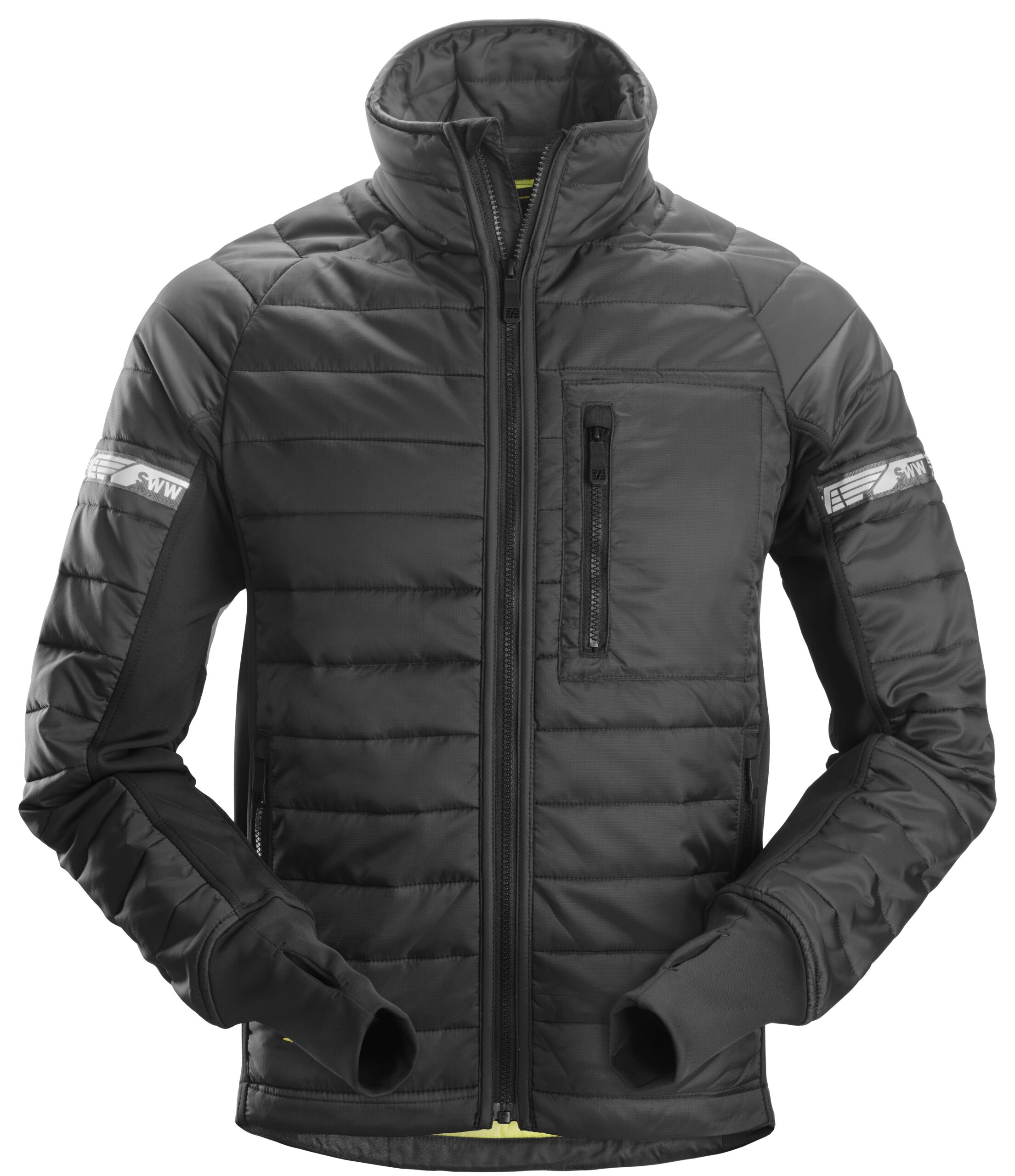 allroundwork, 37.5® isolerend jack snickers workwear 8101 zwart, xs