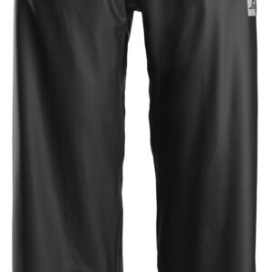 regenbroek pu snickers workwear 8201 zwart, xs