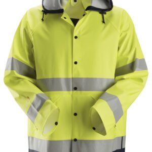 ProtecWork, regenjas PU, High-Vis Klasse 3 - SNICKERS WORKWEAR - 8261
