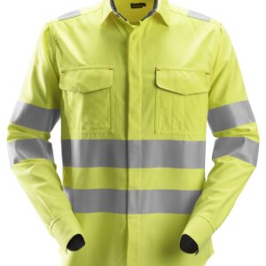 ProtecWork, Shirt met Lange Mouwen, High-Vis Klasse 3 - SNICKERS WORKWEAR - 8562