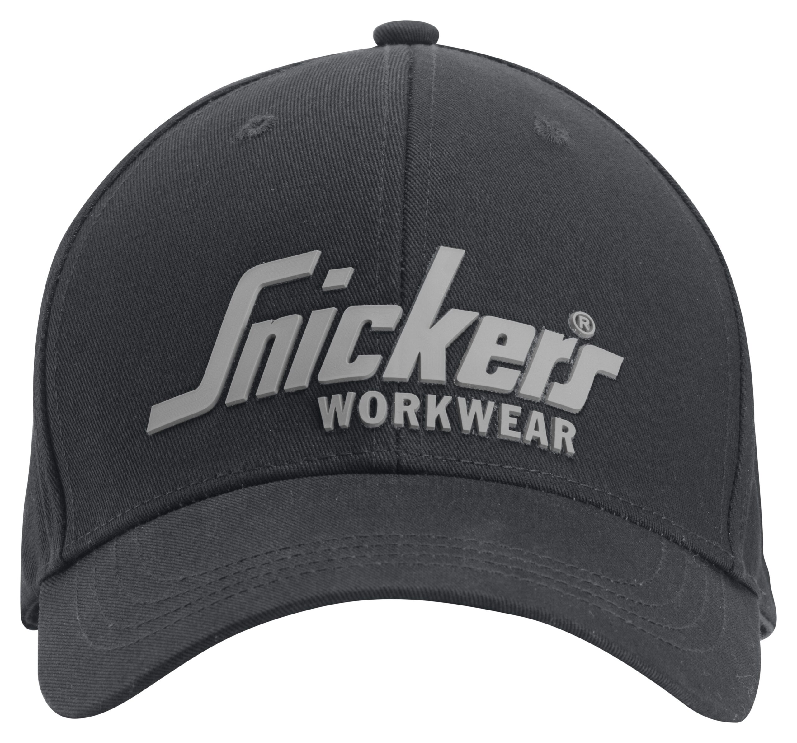logo cap snickers workwear 9041 zwart, 1 maat