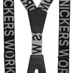 bretels met logo snickers workwear 9064 zwart, 1 maat