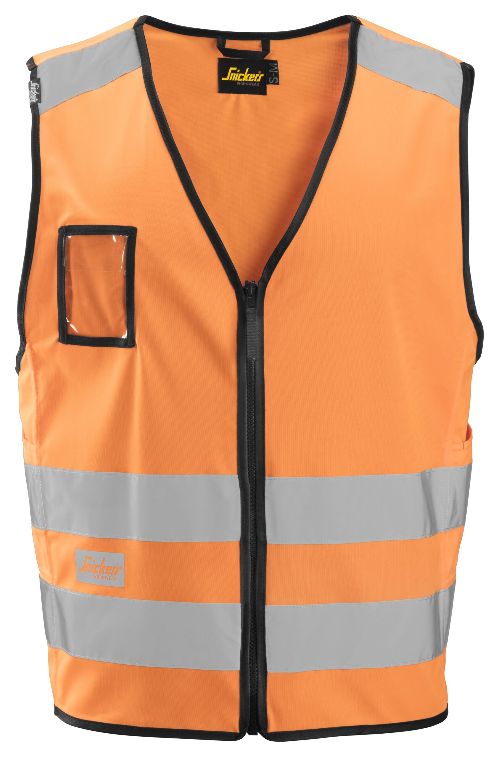 vest high visibility, klasse 2 snickers workwear 9153 high vis oranje, s/m