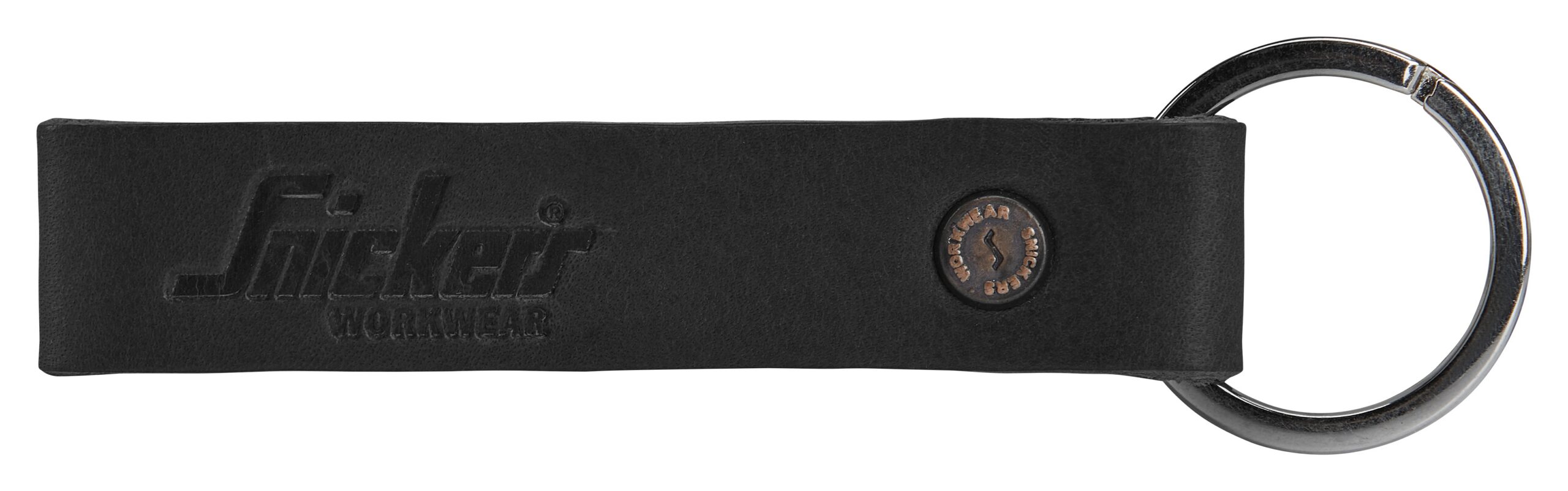 leren sleutelhanger snickers workwear 9751 zwart, 1 maat