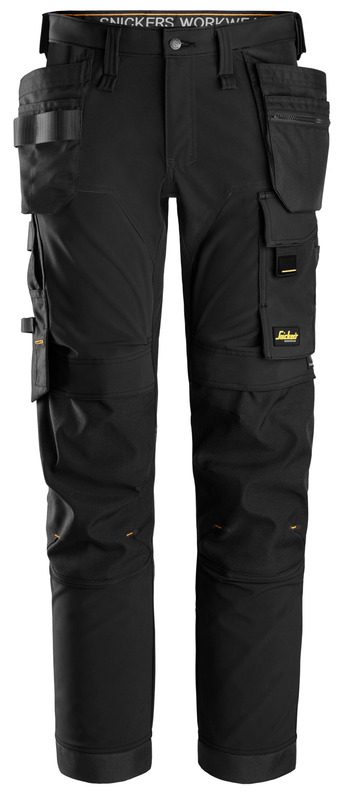aw 4 way stretch werkbroek hp snickers workwear 6275 zwart, 44