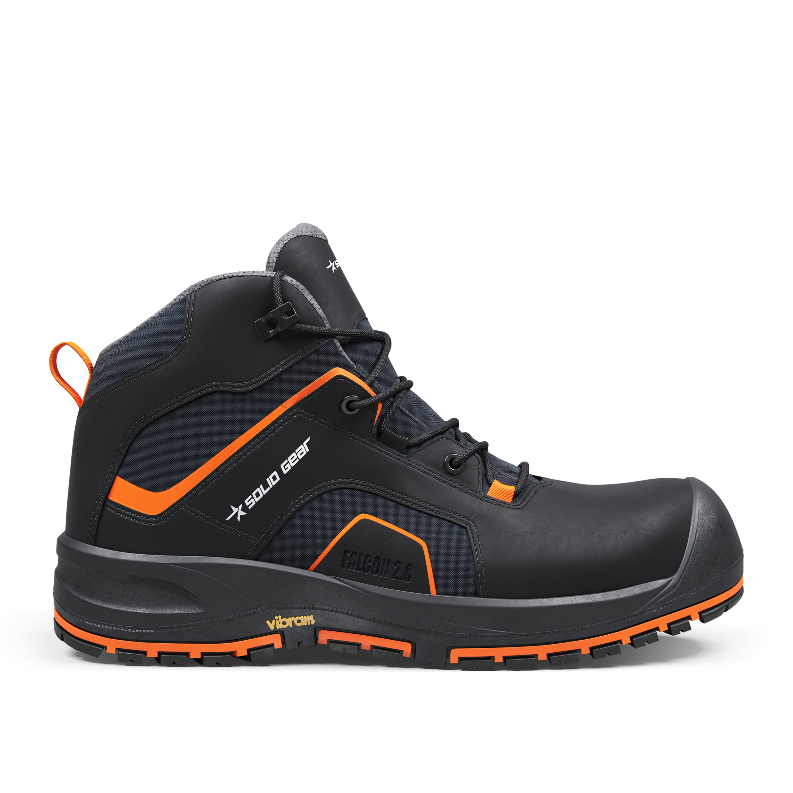 falcon 2 midden s3s solid gear sg73004 0470 black/dark orange, 36