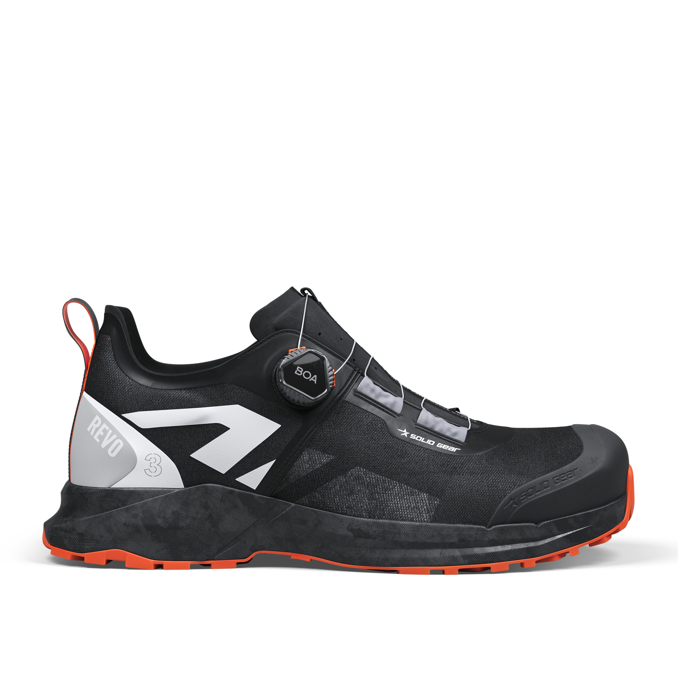 revo 3 air laag s1ps solid gear sg78001 0470 black/dark orange, 35