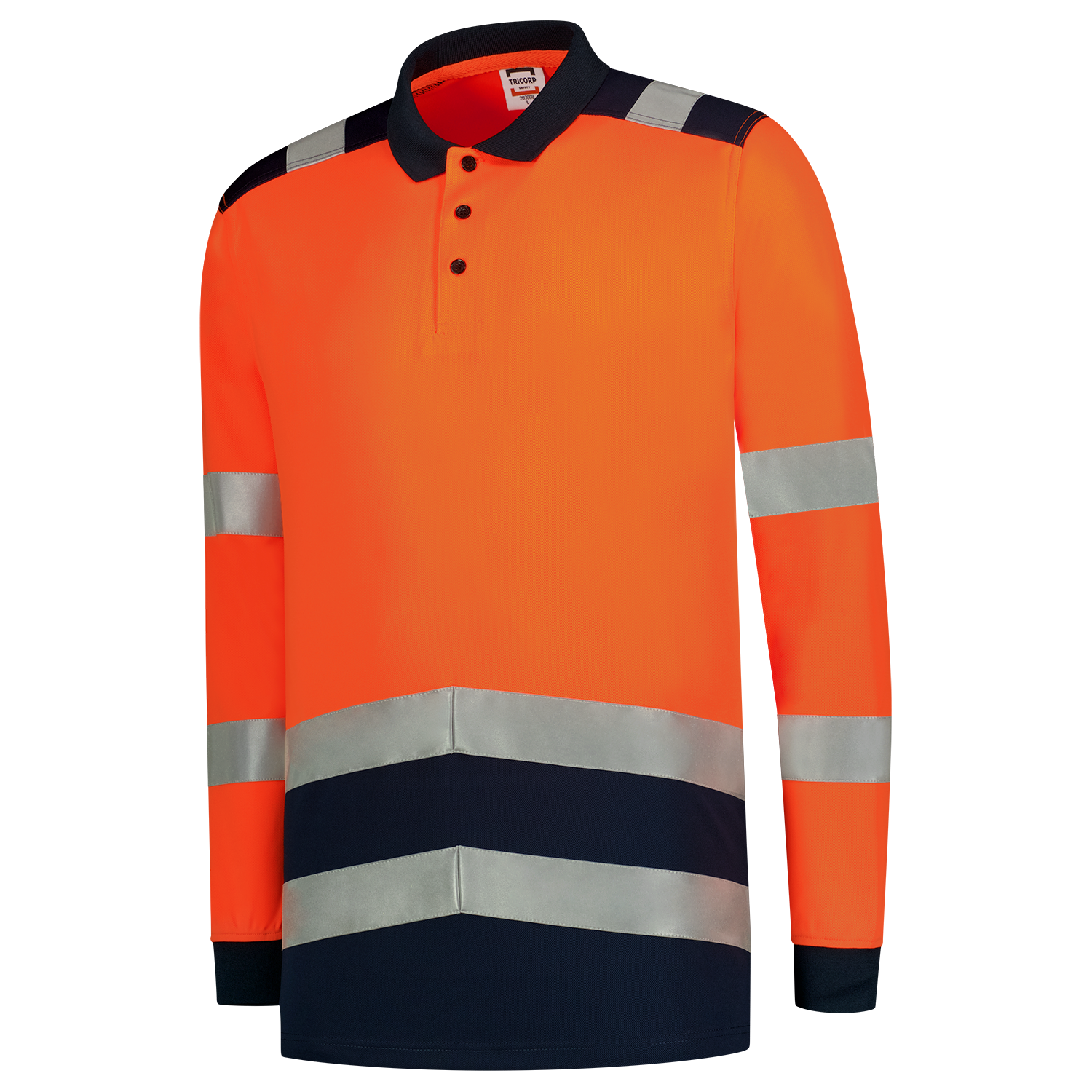 Poloshirt High Vis Bicolor Lange Mouw - TRICORP - 203008